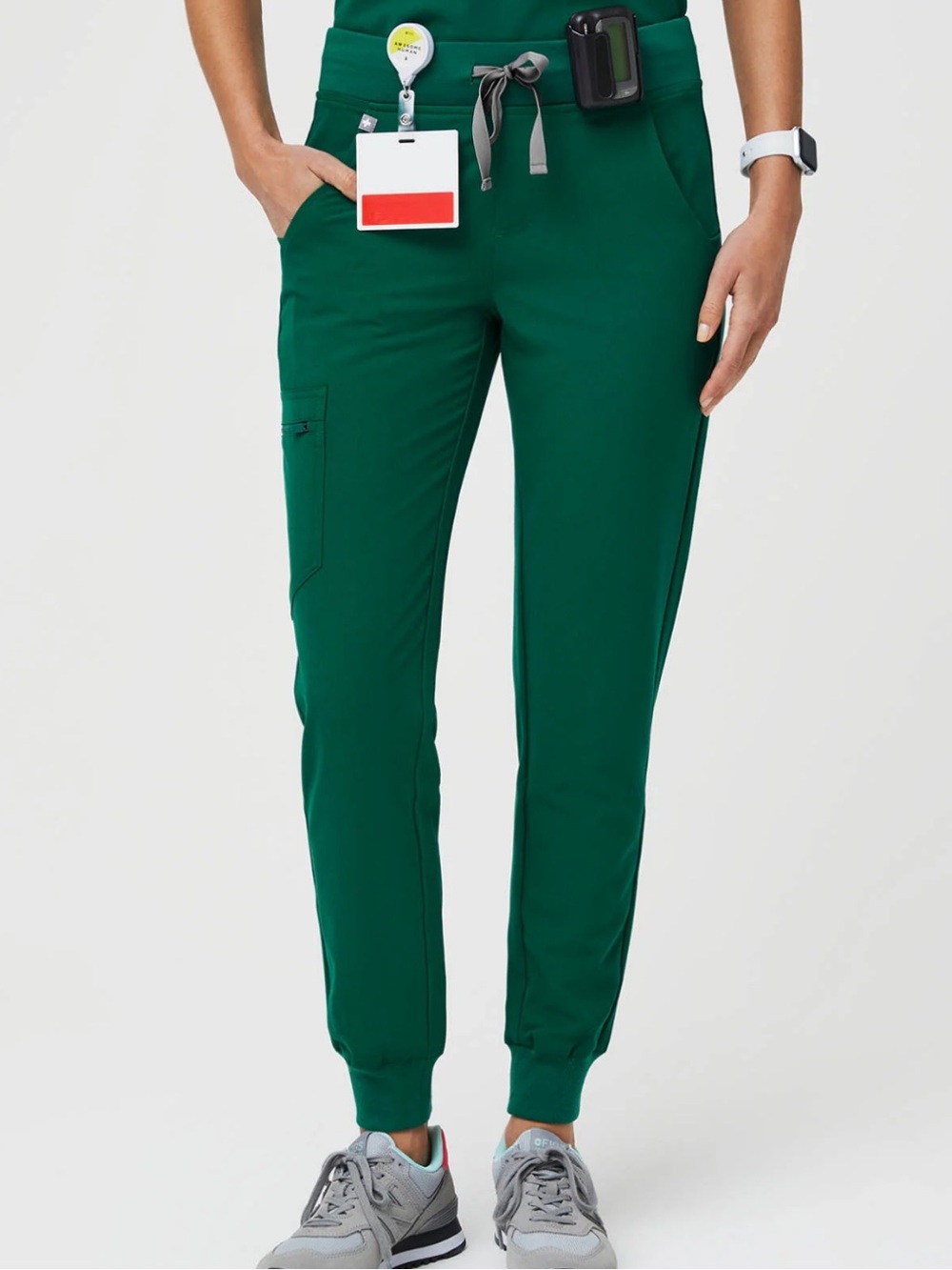 Figs, Hunter Green, Joggers, md petite